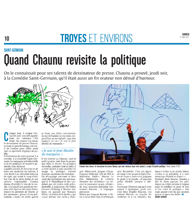 Article dans l'Est Ecair